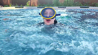 Swimming and Holding My Breath in Very Cold Water