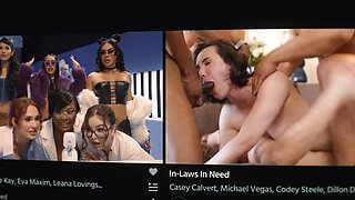 ADULT TIME - Uptight College Student Leana Lovings Seduced For Taboo Fuck With Sexy StepCousin!
