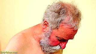 Her First Sex Expierence With A Old Grandpa