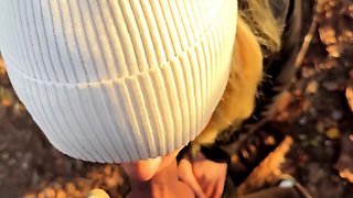 Excited Hottie Deeply Sucks Guys Dick - Close-up Female First Person Home Movie