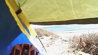Stepdaddy Power - Milf Fuck Moments On Nudist Beach # Public Sex # Squirt Orgasm After