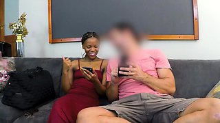 Amazing casting of wannabe black model who performed great