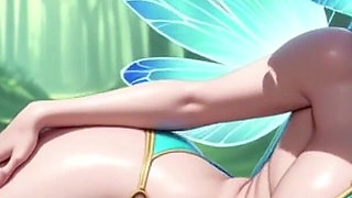 Hot Fairy Women in Forest, Ai Animation