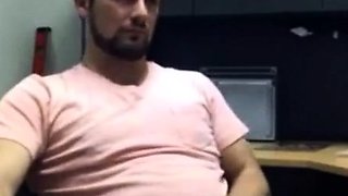 Big-Cocked Amateur Jerks Off