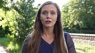 Hairy Pussy German Girl Orgasms Multiple Times In Pick Up Casting