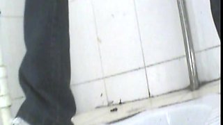 Public toilet spy cam of girls pissing
