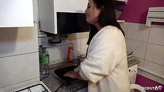 German BBW with Big Tits and Fat Bouncing Ass Gets Amateur Creampie Fuck