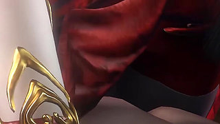 3D Horny Cosplay Slut Have a Hardcore Sex with Big Dick