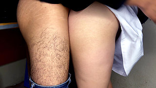Hard Anal to a Student Girl with a Skirt on and No Panties. Fuck Me Hard!!
