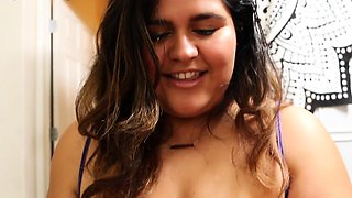 Fat bigtitted bitch teasing her lover