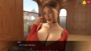 The office situation spirals out of control with big boobed mommy