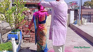 Holi XXX Outdoor Fucking With My Friends Step Sister