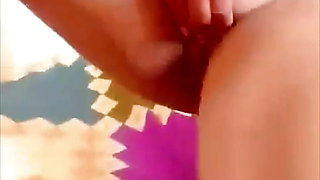 Chubby African wife fingering sexy shaved pussy...😋