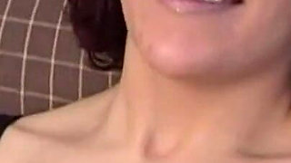 Big ass chick fucked in threesome double penetration