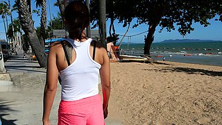 Skinny Thai amateur fucked on home video