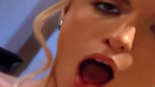 Blonde Secretary Care, Start with Deep Throat, Pussy Riding
