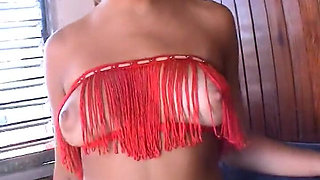 A Beautiful Brunette with Extremely Hairy Pussy Fucked in Front of Your Eyes!