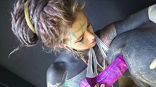 Trans Lily Lu likes to be a good sissy for Anuskatzz