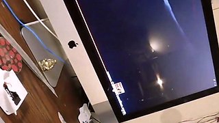 Cum-Splattered Glasses Old-Young Blowjob