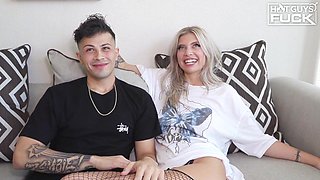 Franco Styles and Kylie's Blonde Kiss of Passion