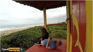 Like A Baywatch - Quickie Sex On The Public Beach