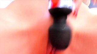Flexible Sasha squirting during POV session-18flirt