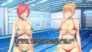 Cute Voluptuous Girl, Micro-swimsuit