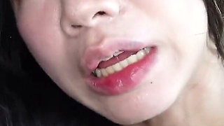 Busty Taiwanese Beauty Liang Mi Ahegao Orgasms on Huge Cock
