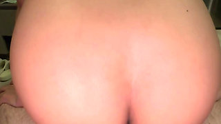 Beautiful 18 year old Asian sucks big white cock and gets fucked from behind