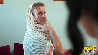 Shameless big tits MILF smutty porn video