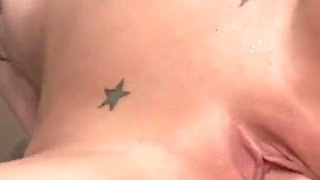 Lola Banks is only 18 but she takes a huge load of cum on her face