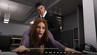 Hot Secretary Humiliated and Face Fucked by Big Cock Boss