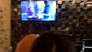 HD POV shaved brunette fucking your big cock