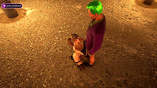 Joker Fucks Futa Harley Quinn Hard in the Alley