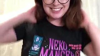 Chubby Brunette Big Boobs Dildo Masturbation