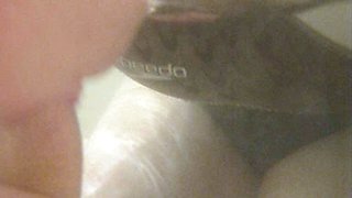 POV amateur sloppy blowjob