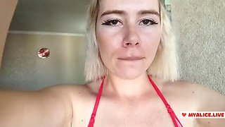 Mycandyalice POV Pussy Fingering - Spit & Lick Close Up Amateur Homemade Orgasm