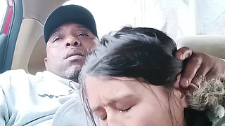 Asian Street Hooker Car Blowjob - Risky Roadside Deepthroat & Swallow & MILF