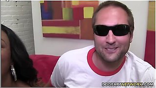 Tila Flame Sucks Many White Cocks Before Facial Cumshot