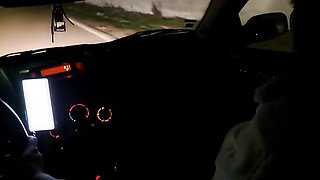 Girlfriend In Heels Fucks Stranger Outdoors In A Car