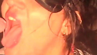 Amateur Fucked in the Ass in a Gangbang with 40 Strangers