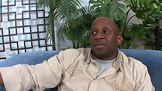 Real black couple in action