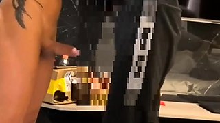 Shemale top with big tits fucks that ass