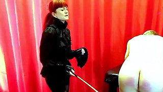 BOOT WORSHIP & CANING Spanking