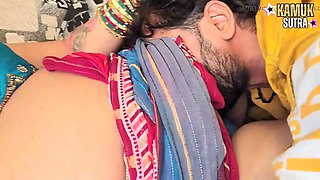 Desi malkin seduces her naughty teenage servant for the hardcore sex (HINDI AUDIO)