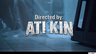 Cum in mouth sex with squeaky Struggling Babes and Hailey Rose from Hentaied