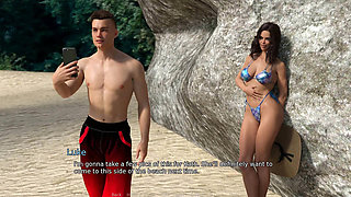 The East Block Boyfriend Fucks Hard His Girlfriend's Stepmom on the Beach - Episode 32