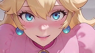 Princess Peach Rewards You with Sex for Saving Her! Super Mario 3D Hentai Sex Uncensored