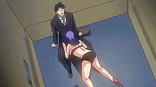 Hentai Anime - Boss Stucked In Elevator With Secretary