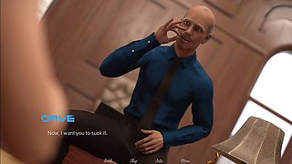 Stepm sis gets naughty with her older boss at the office